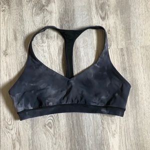 Lululemon Gray/Black Arise Bra Size 6